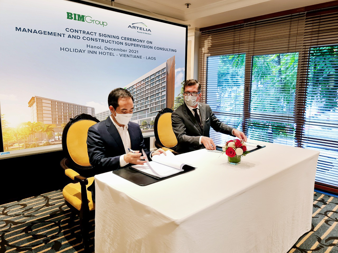 BIM Land chính thức công bố chọn Tập đoàn Artelia (Pháp) là đơn vị tư vấn và quản lý dự án Khách sạn Holiday Inn Vientiane