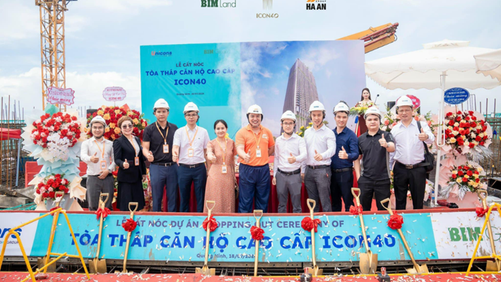 Chính thức cất nóc Tòa tháp căn hộ cao cấp ICON40 tại Hạ Long