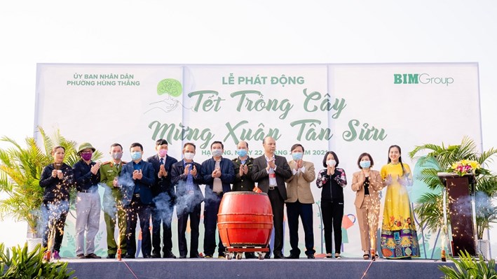 HALONG MARINA, PHƯỜNG HÙNG THẮNG VÀ TP.HẠ LONG PHÁT ĐỘNG TẾT TRỒNG CÂY MỪNG XUÂN TÂN SỬU 2021